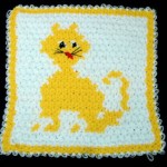 Kedi motifli örgü lifi  2016