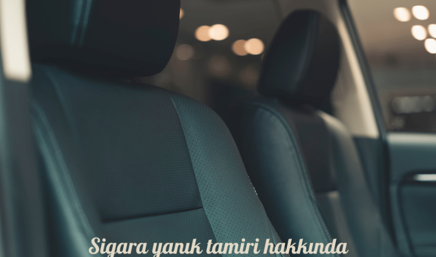 Sigara yanik tamiri izmir